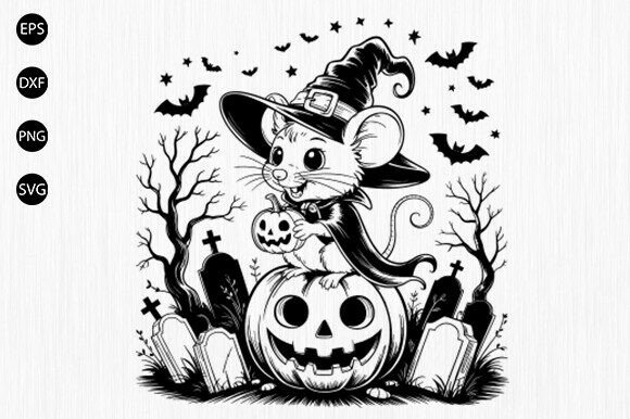 Download Halloween Mouse Svg, Spooky Mouse Svg - Premium Resources