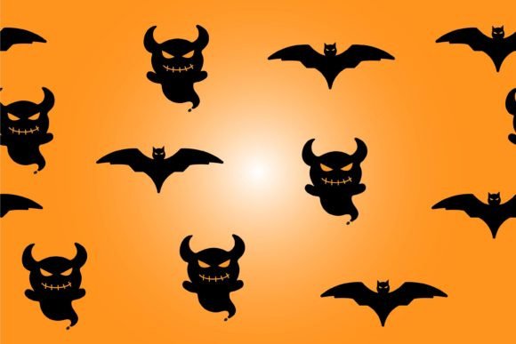Download Halloween Orange Light Seamless Pattern - Orange Collection