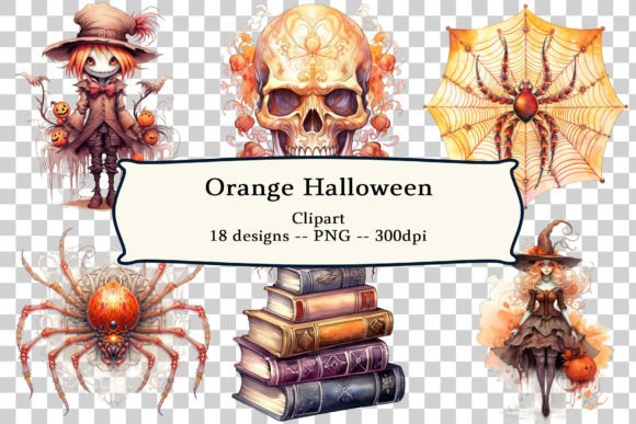Download Orange Halloween Clipart - Orange Collection